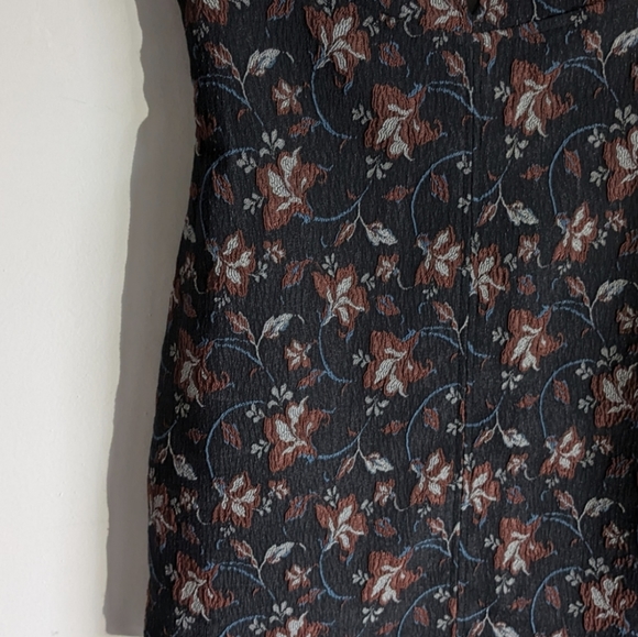 Free People Say Yes Floral Jacquard Knit Cutout Mini Dress - Picture 7 of 10